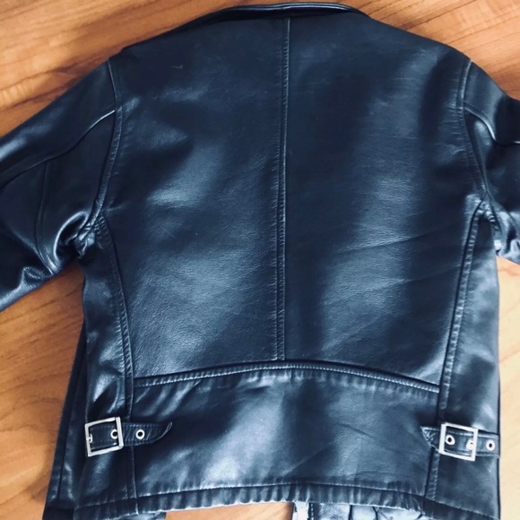 Schott # 135 Black pebbled leather cowhide jacket - Picture 2 of 3